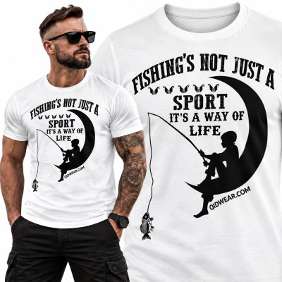 KOSZULKA  DLA WĘDKARZA NOT JUST A SPORT
